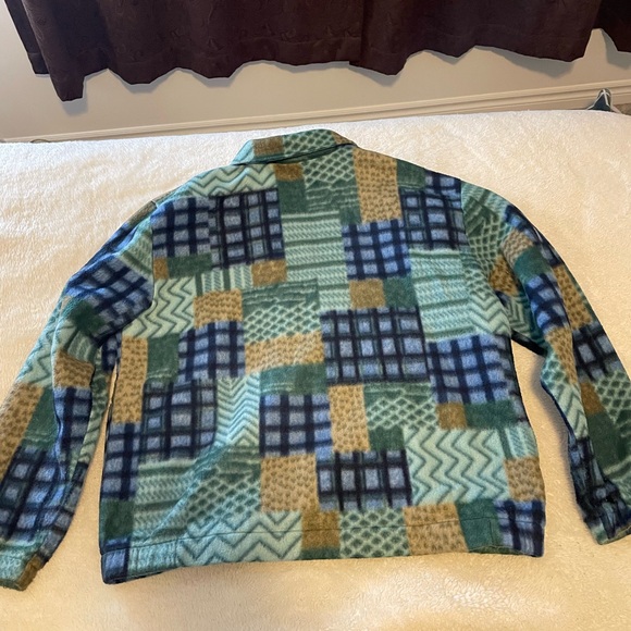 Teddi Patterned Fleece Zip Up size XL - Picture 4 of 4